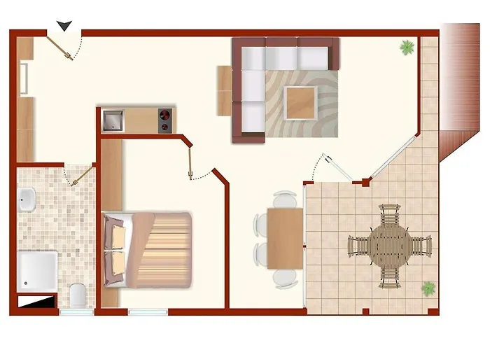 Appartement Haus Panorama Nr 19 Laboe
